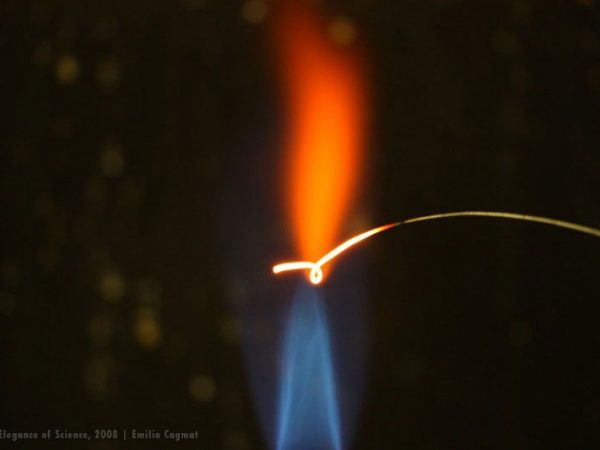 red and blue flames