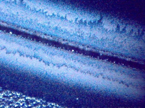 laser mark on silicone surface