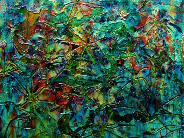 interpretive painting of marine life