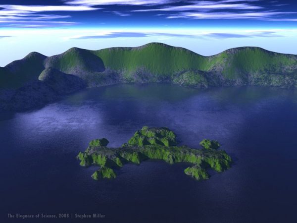 artistic rendition of polymer