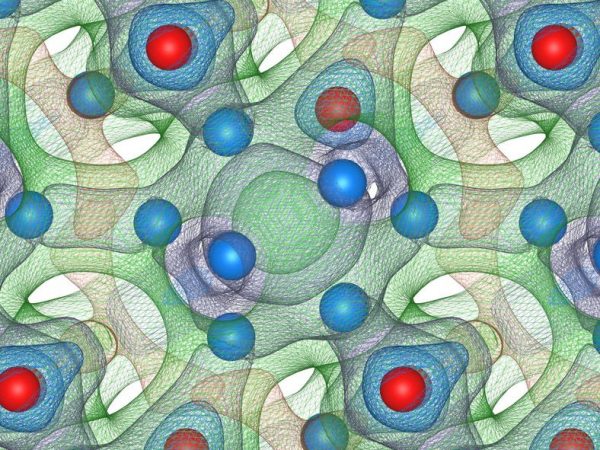 visualization of a crystal structure