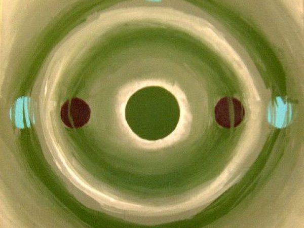 painting of molecule to look like a mandala