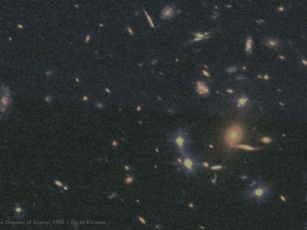 photo of a distant galaxy
