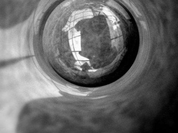 a reflective chlorine bubble