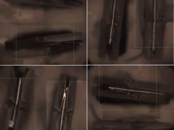 several images of fracture ceramic material