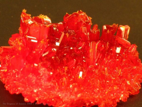red crystal cluster