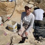 Samantha Zbinden at Montbrook fossil site