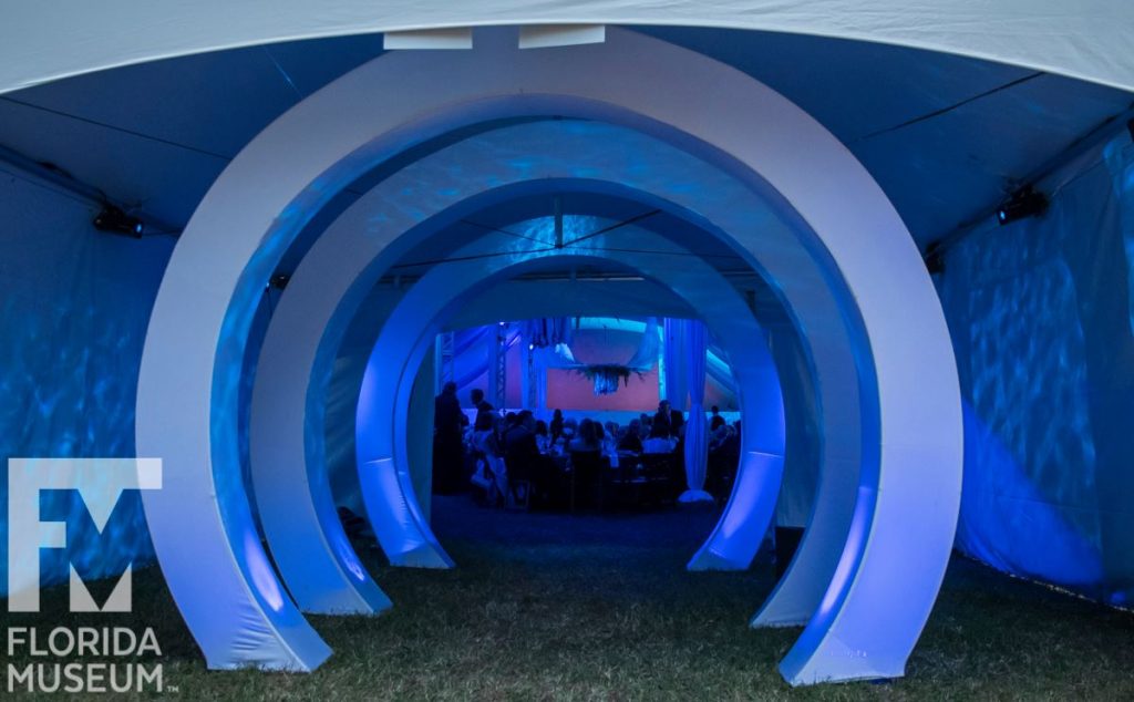 gala tent entrance