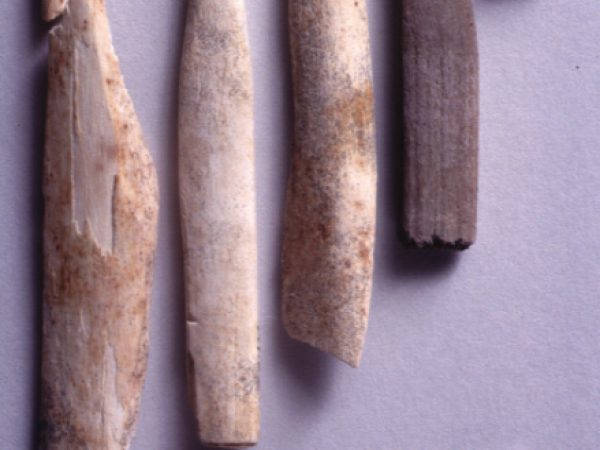 bone artifacts from Lake Monroe site