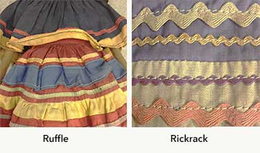 Figure 4: Ruffles and Rickrack