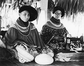 Figure 3: Photograph of Seminole women, Fort Myers, FL. Courtesy of Woodward W. Hanson (Ex-440_HFA).