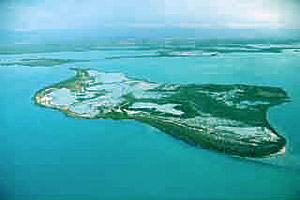 Aerial view of Florida Bay. Photo courtesy South Florida Water Management District