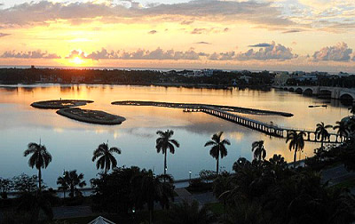 Lake Worth Lagoon today. Photo © Palm Beach County Department of Environmental Resources