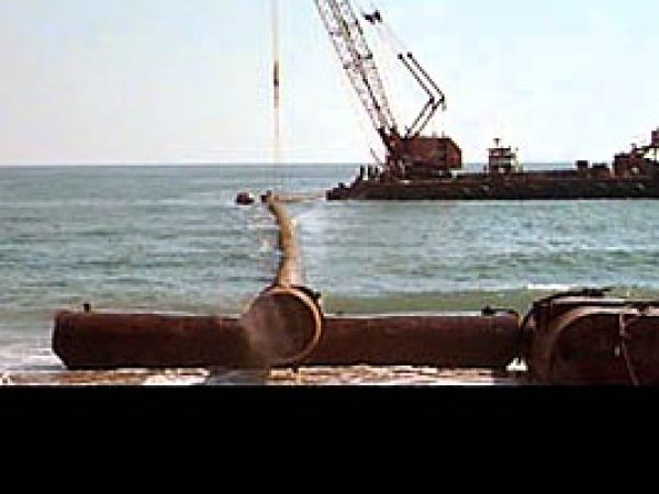 Dredging. Photo courtesy Army Corp of Engineers