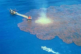 Exploratory Well Oil Spill courtesy NOAA