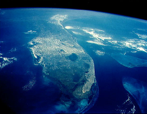South Florida. Photo courtesy NASA