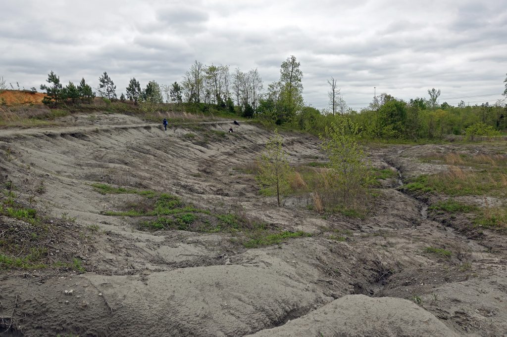 landscape with heavy erosion