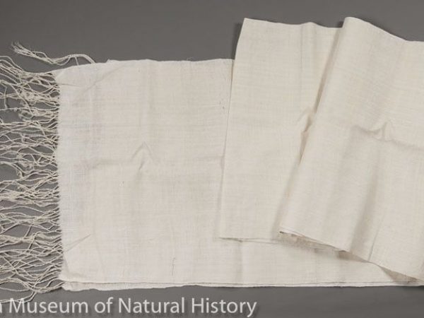 A Kabne (man’s shoulder cloth) composed of 100% eri silk (Samia ricini). From Lungta Handicraft in Thimphu, Bhutan.