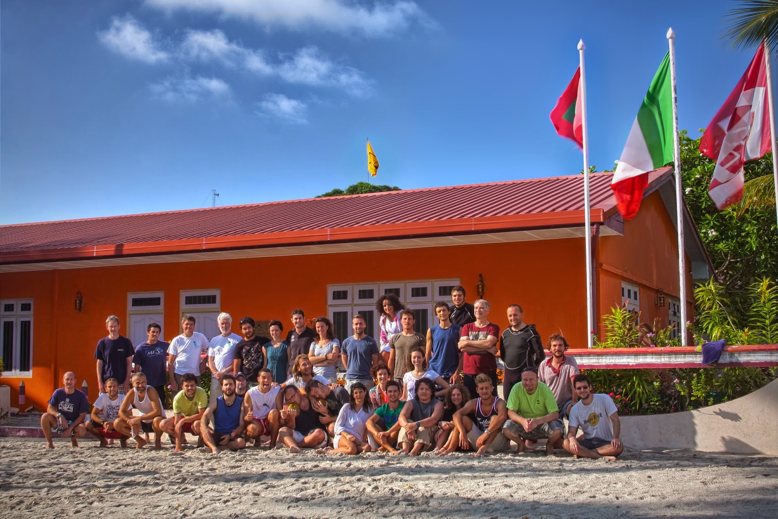 group of researchers posing for a photo