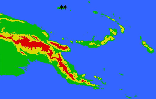 Megalacron klaarwateri - MAP