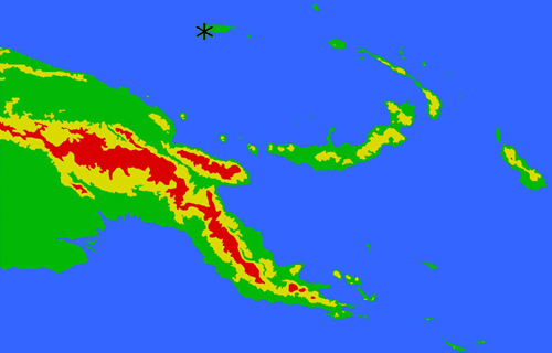 Megalacron novaegeorgiensis - MAP
