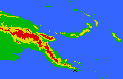 Paryphantopsis lebasii - MAP