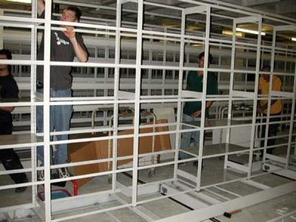 empty shelves from the collection