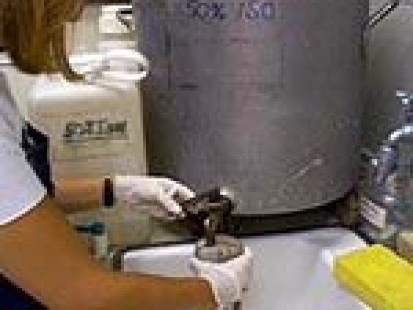 filling jar from the tank