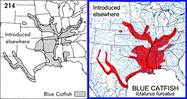 Sample map from first edition (left), and ample map from second edition (right).