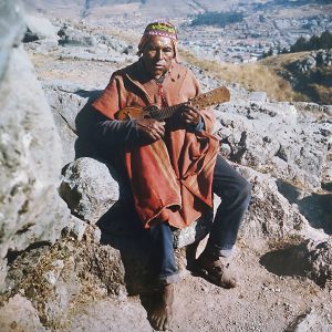 An Andean man from the 1970s wears a traditional outfit from the Cuzco region. Photo courtesy of Roy C. Craven