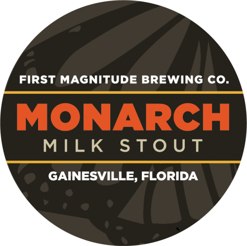Monarch Milk Stout tap logo-corrected
