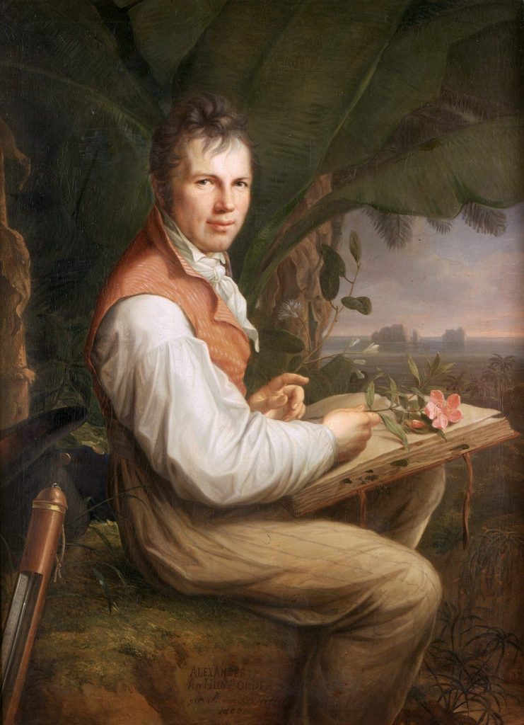 portrait of Alexander von Humboldt