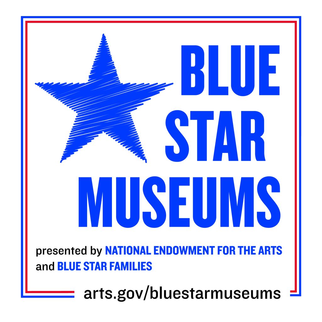 Logo with a blue star