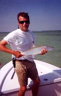 Happy bonefish angler! Photo © Judd Wise