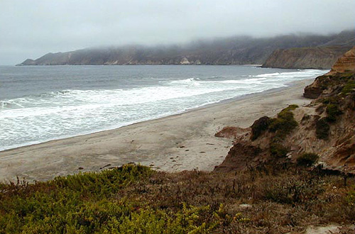 Beach near Point Conception, California. Photo courtesy U.S. Geological Survey