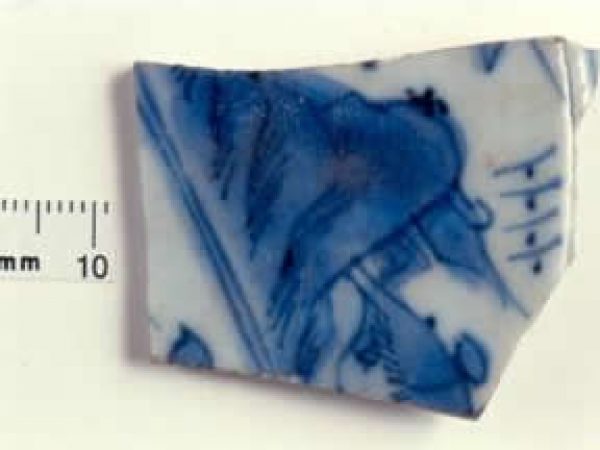 Ming Porcelain from lime kiln feature, 8-SJ-34