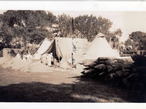 Excavations underway at the Fountain of Youth Park burial ground, 1934 (Courtesy of the Fraser family and the Fountain of Youth Park, Inc.)