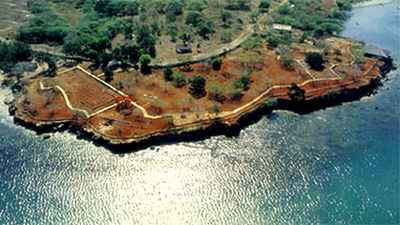 Aerial view of La Isabela