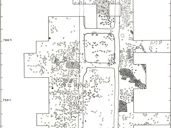 Archaeological map of the Puerto Real church excavated by Ray Willis