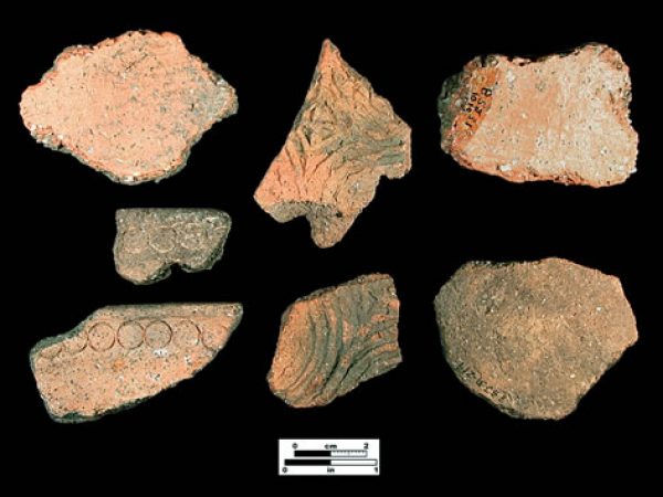 San Marcos pottery, the traditional ceramics of the Guale people who migrated to St. Augustine