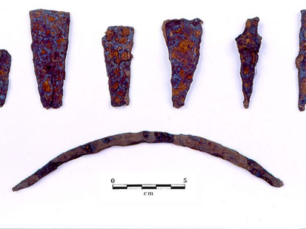 Metal tools from the locus 39 cattle processing area