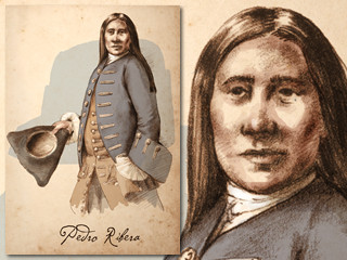 Artist's rendering of Pedro Ribera 