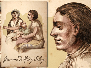 Artist's rendering of Geronimo De Hita y Salazar