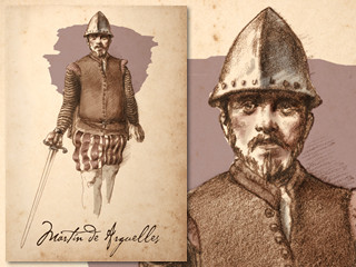 Artist's rendering of Martin de Arguelles