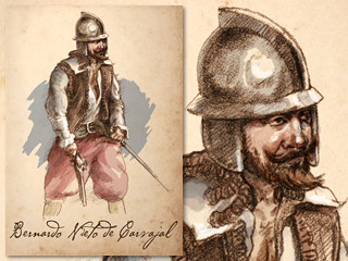 Artist's rendering of Bernardo Nieto de Carvajal