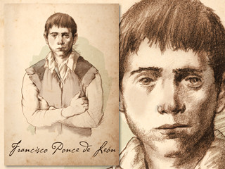 Artist's rendering of Francisco Ponce de León