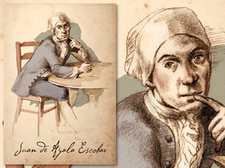 Artist's rendering of Juan de Ayala Escobar