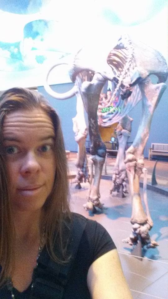 Selfie with mammoth butt