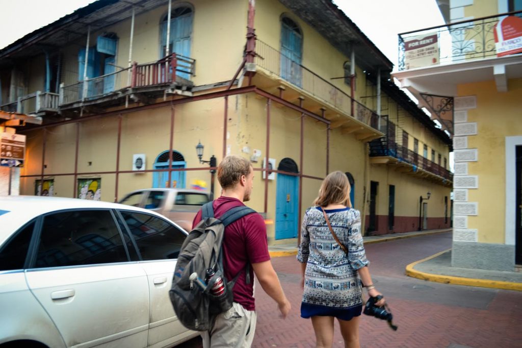 Walking through Casco Viejo.