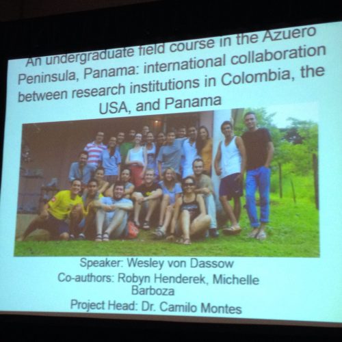 Slide from Wesley's presentation